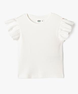 Tee-shirt manches courtes à volants fille vue11 - GEMO 4G FILLE - GEMO