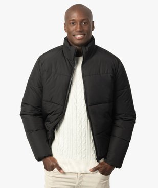 Blouson matelassé homme avec col montant vue1 - GEMO (HOMME) - GEMO