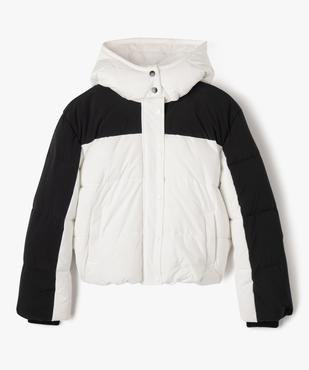 Doudoune à capuche doublé polaire fille vue1 - GEMO 4G FILLE - GEMO