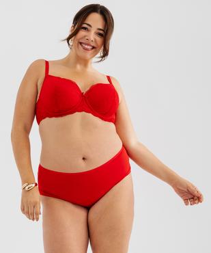 Soutien-gorge emboitant à armatures femme grande taille vue3 - GEMO(HOMWR FEM) - GEMO