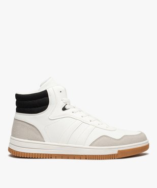 Baskets homme semi-montantes à lacets style rétro vue2 - GEMO (SPORTSWR) - GEMO