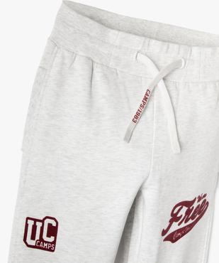 Pantalon jogging imprimé garçon vue2 - CAMPS - GEMO