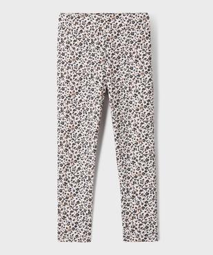 Legging de sport à motif fleuris fille vue2 - GEMO 4G FILLE - GEMO