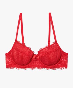 Soutien-gorge forme corbeille en dentelle femme vue4 - GEMO(HOMWR FEM) - GEMO