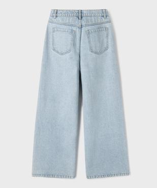 Jean Loose avec taille ajustable fille vue3 - GEMO (JUNIOR) - GEMO