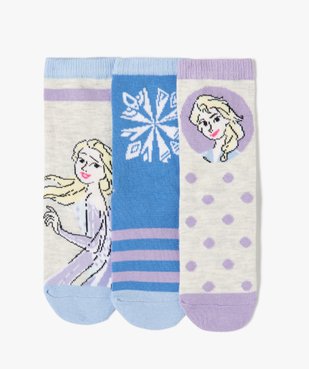 Chaussettes filles avec motifs Reine des Neiges (lot de 3) - Disney vue1 - REINE DES NEIGE - GEMO