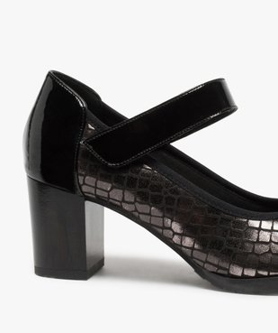 Escarpins femme confort à bride scratch et détails vernis vue6 - Nikesneakers(URBAIN) - Nikesneakers