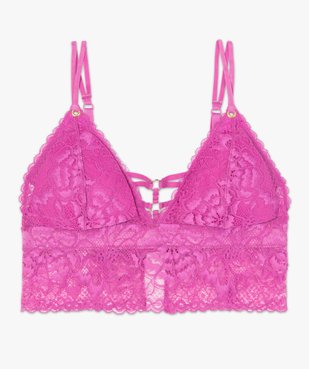 Soutien-gorge femme triangle forme bralette vue4 - GEMO(HOMWR FEM) - GEMO