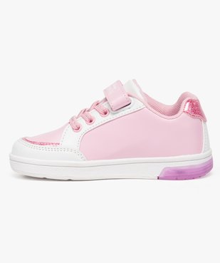 Baskets basses semelle lumineuse - Disney Princesses vue3 - DISNEY PRINCESS - GEMO
