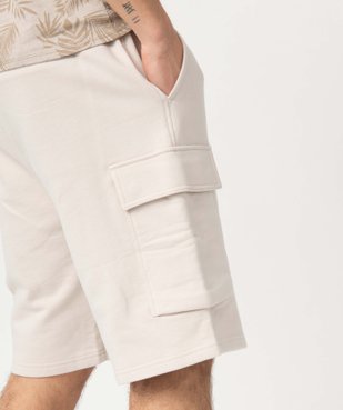 Bermuda homme en maille coupe cargo vue5 - GEMO (HOMME) - GEMO