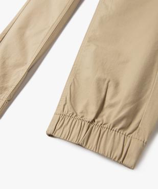 Pantalon jogger coupe slim garçon vue4 - GEMO (JUNIOR) - GEMO