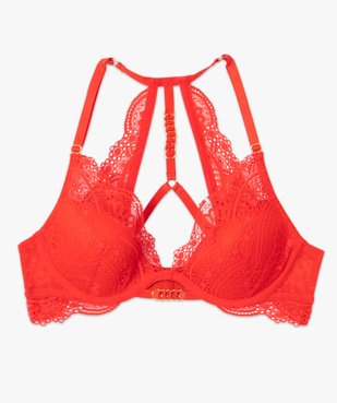 Soutien-gorge corbeille avec dos travaillé vue4 - GEMO(HOMWR FEM) - GEMO