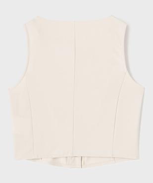 Gilet de costume sans manches fille vue3 - GEMO (JUNIOR) - GEMO
