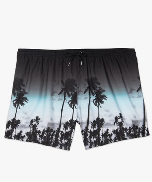 Short de bain homme grande taille à motifs palmiers vue1 - GEMO (PLAGE) - GEMO