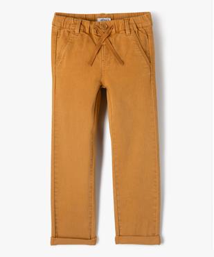 Pantalon chino coupe regular garçon vue1 - GEMO (ENFANT) - GEMO