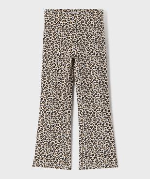 Legging flare en maille bouclette imprimée fille vue1 - GEMO 4G FILLE - GEMO