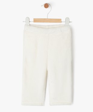 Pantalon en maille peluche à taille élastiquée bébé vue1 - GEMO(BB COUCHE) - GEMO