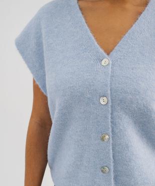 Gilet sans manches coupe oversize femme vue2 - GEMO(FEMME PAP) - GEMO