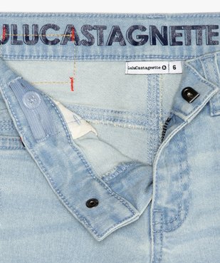 Bermuda garçon en jean stretch - LuluCastagnette vue3 - LULUCASTAGNETTE - GEMO