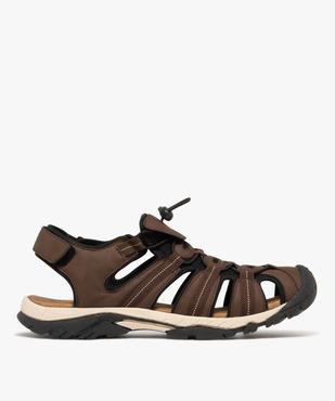 Chaussures confort ouvertes à lacets élastiques homme vue1 - G'FLEX - GEMO