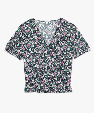Tee-shirt femme avec décolleté cache-cœur – LuluCastagnette vue4 - LULUCASTAGNETTE - GEMO