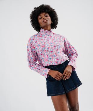 Jupe-short en jean femme - LuluCastagnette et Alizée vue2 - LULUCASTAGNETTE - GEMO