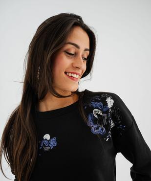 Sweat à motifs sequins femme vue2 - GEMO(FEMME PAP) - GEMO