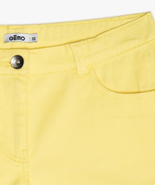 Short fille en coton extensible avec revers cousus vue2 - Nikesneakers (JUNIOR) - Nikesneakers