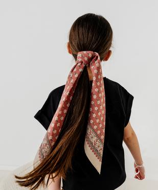 Foulard en coton à motifs fleuris fille vue1 - GEMO (ACCESS) - GEMO