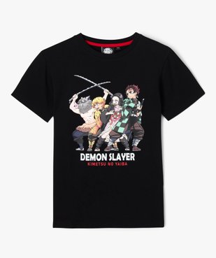 Tee-shirt manches courtes imprimé garçon - Demon Slayer vue1 - DEMON SLAYER - GEMO
