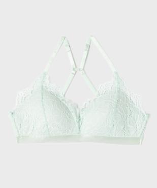 Soutien-gorge triangle en dentelle à bretelles multi-positions fille vue1 - GEMO (JUNIOR) - GEMO