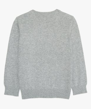 Pull garçon en coton avec drapeau américain vue3 - GEMO (ENFANT) - GEMO
