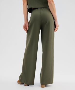 Pantalon large et souple à ceinture élastique femme vue3 - GEMO(FEMME PAP) - GEMO
