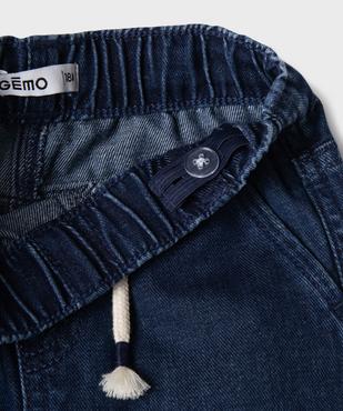 Short en jean avec taille ajustable bébé garçon vue2 - GEMO(BEBE DEBT) - GEMO