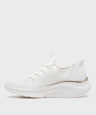 Baskets running Bobs en mesh faciles à enfiler femme - Skechers vue3 - SKECHERS - GEMO