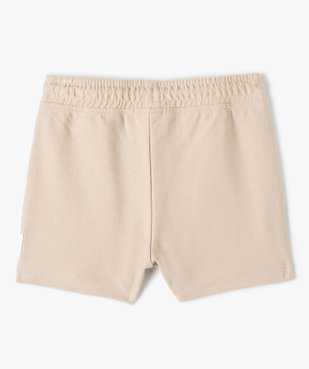 Short bébé en coton texturé aspect rayé vue3 - GEMO(BEBE DEBT) - GEMO