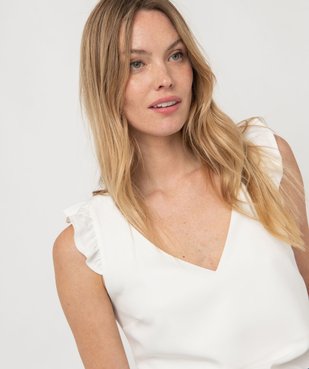 Blouse sans manches dos ouvert femme vue5 - GEMO(FEMME PAP) - GEMO