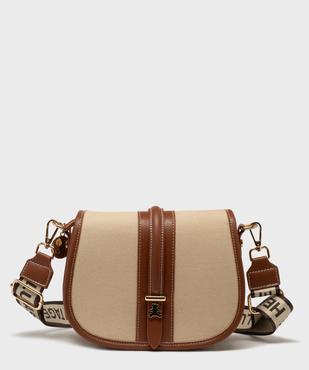 Sac besace compact arrondi à large bandoulière femme - LuluCastagnette vue1 - LULU CASTAGNETT - GEMO