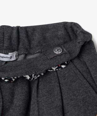 Short en maille aspect flanelle fille - LuluCastagnette vue2 - LULUCASTAGNETTE - GEMO