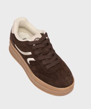 Baskets à plateforme avec touches métallisées femme - Camps United vue5 - CAMPS - GEMO