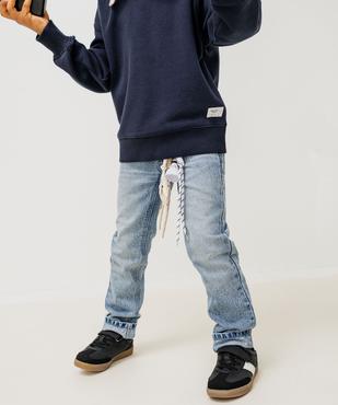 Jean Regular avec taille ajustable garçon vue2 - GEMO 4G GARCON - GEMO