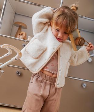 Veste en sherpa bébé fille vue8 - GEMO(BEBE DEBT) - GEMO