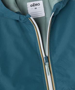 Blouson imperméable léger à capuche garçon vue2 - GEMO (ENFANT) - GEMO