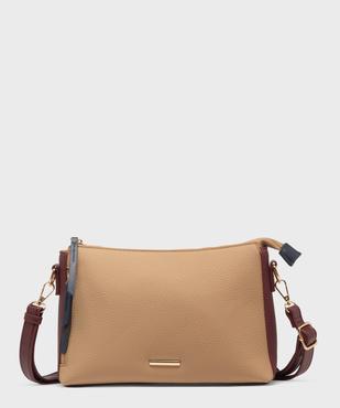 Sac tricolore à bandoulière amovible femme vue1 - GEMO (ACCESS) - GEMO