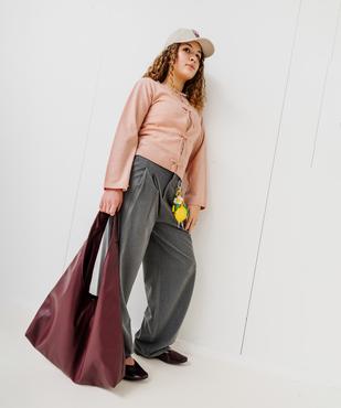 Pantalon large à pinces fille vue5 - GEMO (JUNIOR) - GEMO