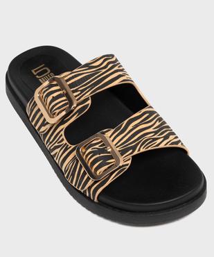 Mules à larges brides ont toile femme - 5 Miles vue5 - 5 MILES - GEMO