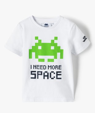 Tee-shirt garçon avec large motif – Space Invaders vue1 - GAME BOY - GEMO