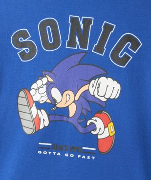Tee-shirt garçon à manches longues avec motif - Sonic vue2 - SONIC - GEMO