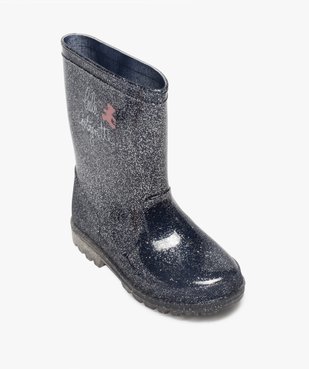 Bottes de pluie fille pailletées – LuluCastagnette vue5 - LULU CASTAGNETT - GEMO
