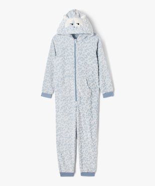 Combinaison pyjama à capuche motif animal fille vue1 - GEMO (JUNIOR) - GEMO